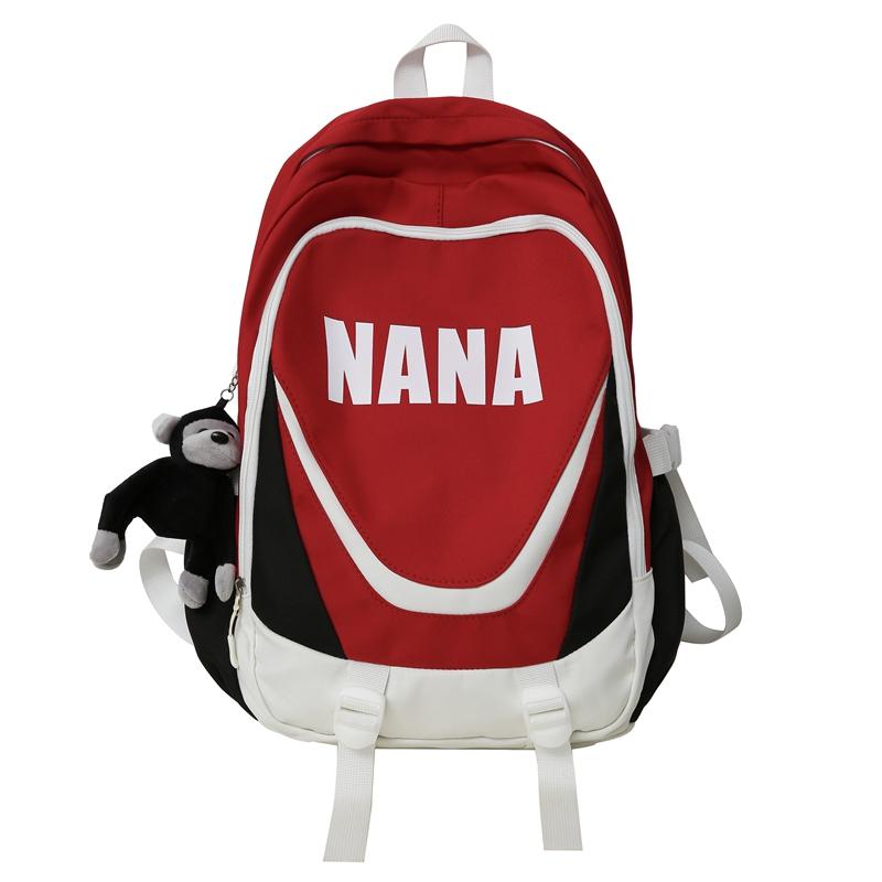 Женский рюкзак с цветными блоками большой вместимости — фото 8