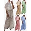 Women Spring Elegant Lapel Half-Sleeved Crop Top + Wide-Leg Pants Sexy Hollow 2-Piece Set