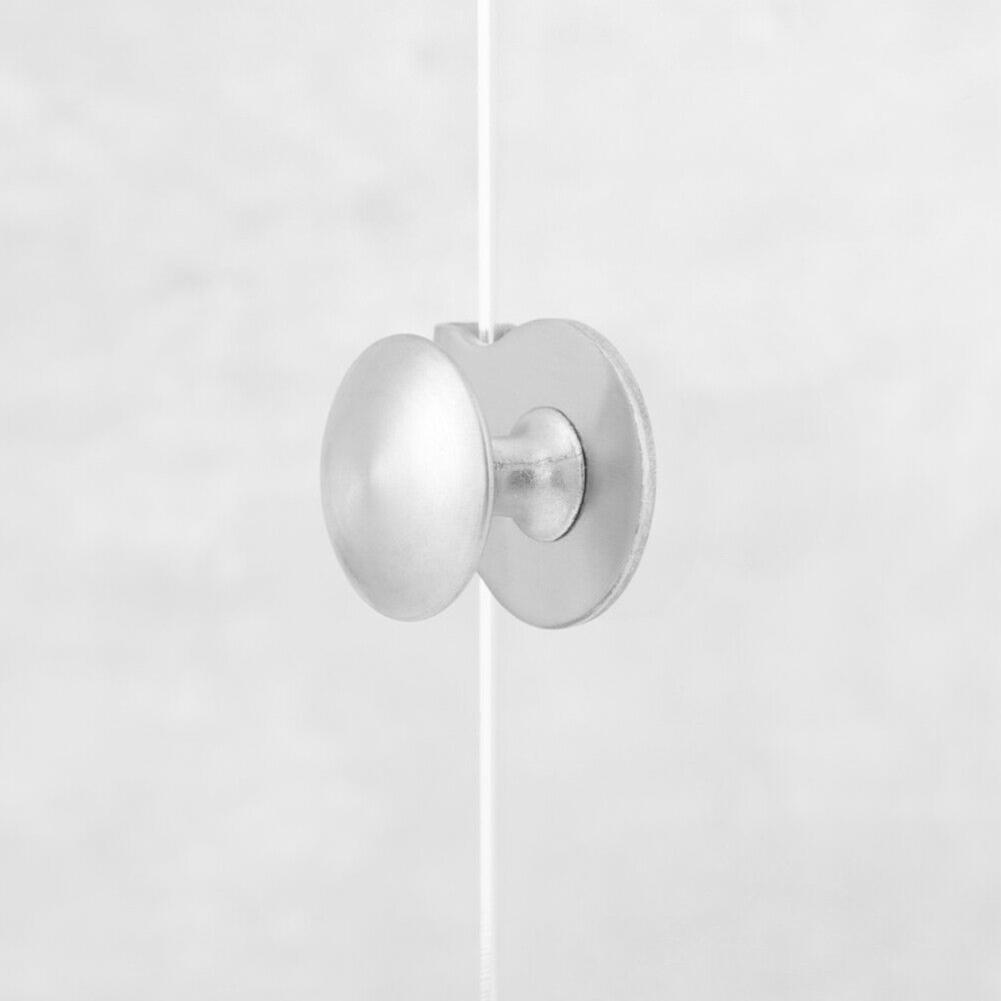 Hassle Installation Stainless Steel Knob Clamp for 5 8mm Glass Door