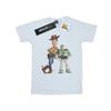 Toy Story Boys Buzz Lightyear & Woody Standing Cotton T-Shirt