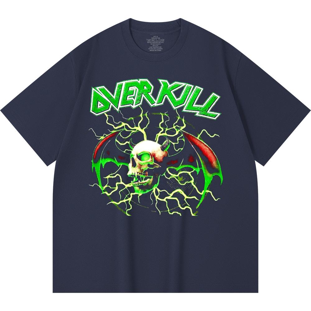 230 g/m² 100% Bavlna T-shirt Heavy Metal Rocková Kapela Tisk Populární Hudby Unisex Těžký Bavlněný T-shirt