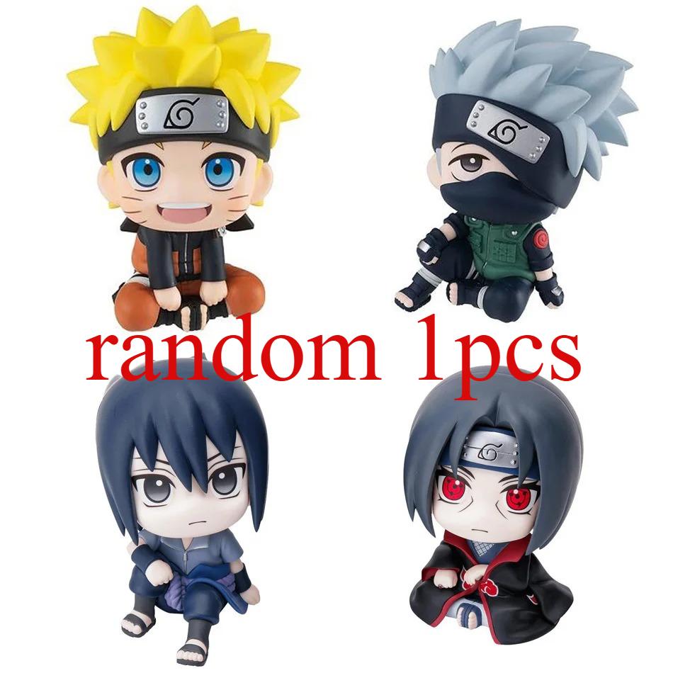 Anime Naruto Figure Naruto 9cm Kakashi Action Figure Q Version Kawaii Sasuke Itachi Figurine Car Decoration Collection Model