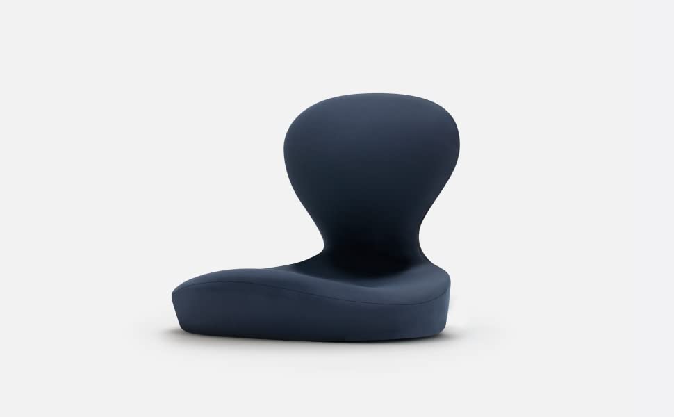 And Medical BOLLARDCHAIR Posture Pelvis Lower Back Pain Pelvic Correction Posture Correction Seat Chair Chair (Bollard Chair) (Navy)