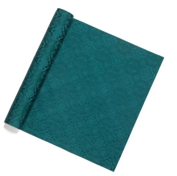 Zhi She Tang Dynasty Pattern Tea Mat Set - Double-Sided Retro Chinese Zen Table Runner & Tablecloth