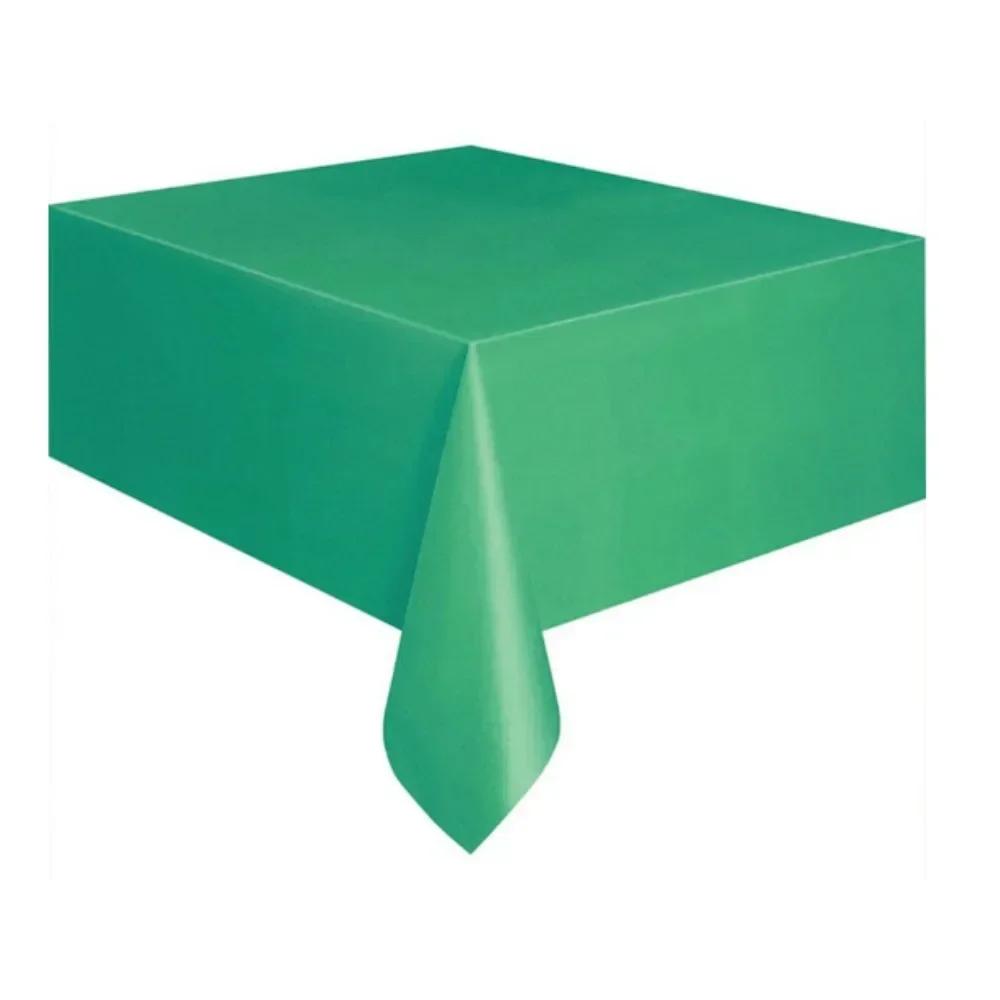 Desk Cloth Plastic Disposable Solid Color Rectangle Tablecloth Decor Covers Birthday Party Wedding Christmas Table Cover Wipe