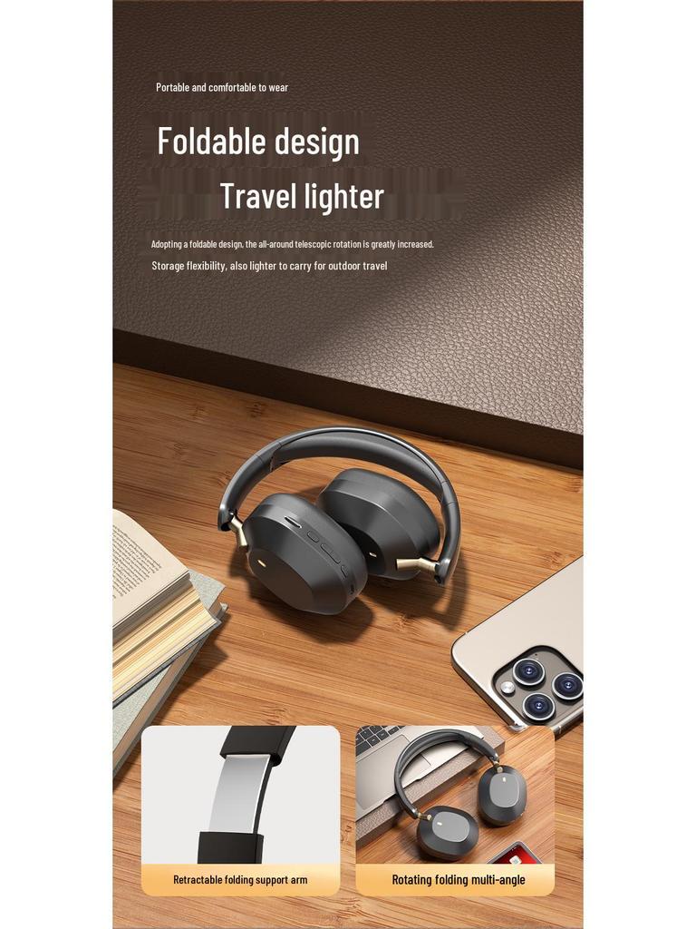 A10 Stereo Over-ear Bluetooth Headset: Foldable, Long Battery Life, with Private Model Patent