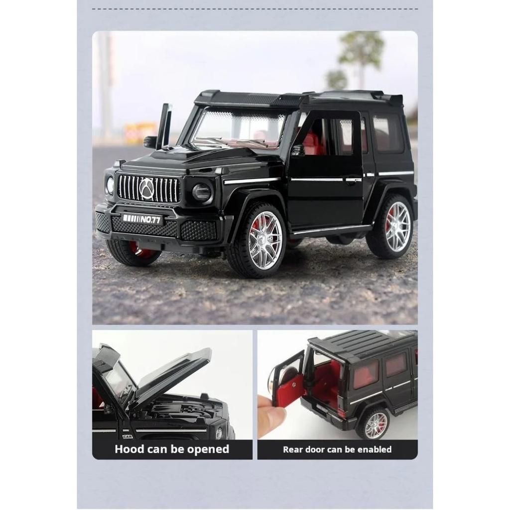 1/32 Scale Simulation BENZ G Plastic Car Toy Car Model Luminous Inertia Toy Die Casting Car Model Children Toy New Year Gift