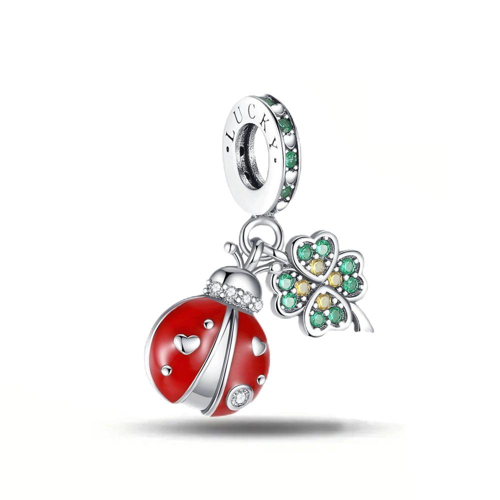 New Copper Charm Rose Gold Infinity Heart Bead Fit Snake Chain Bracelet Necklace Women Diy Jewelry