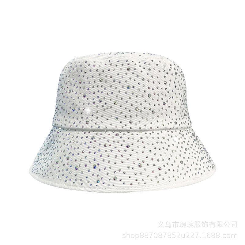 Autumn New Gypsy Fisherman Hat Children's Fashion Hot Diamond Foldable Shade Basin Hat Outdoor Leisure Shade Hat