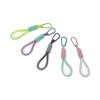 Accessories Fluorescent Mesh Lanyard Keychains Braided Strips Keycord Phone Strap Key Rings