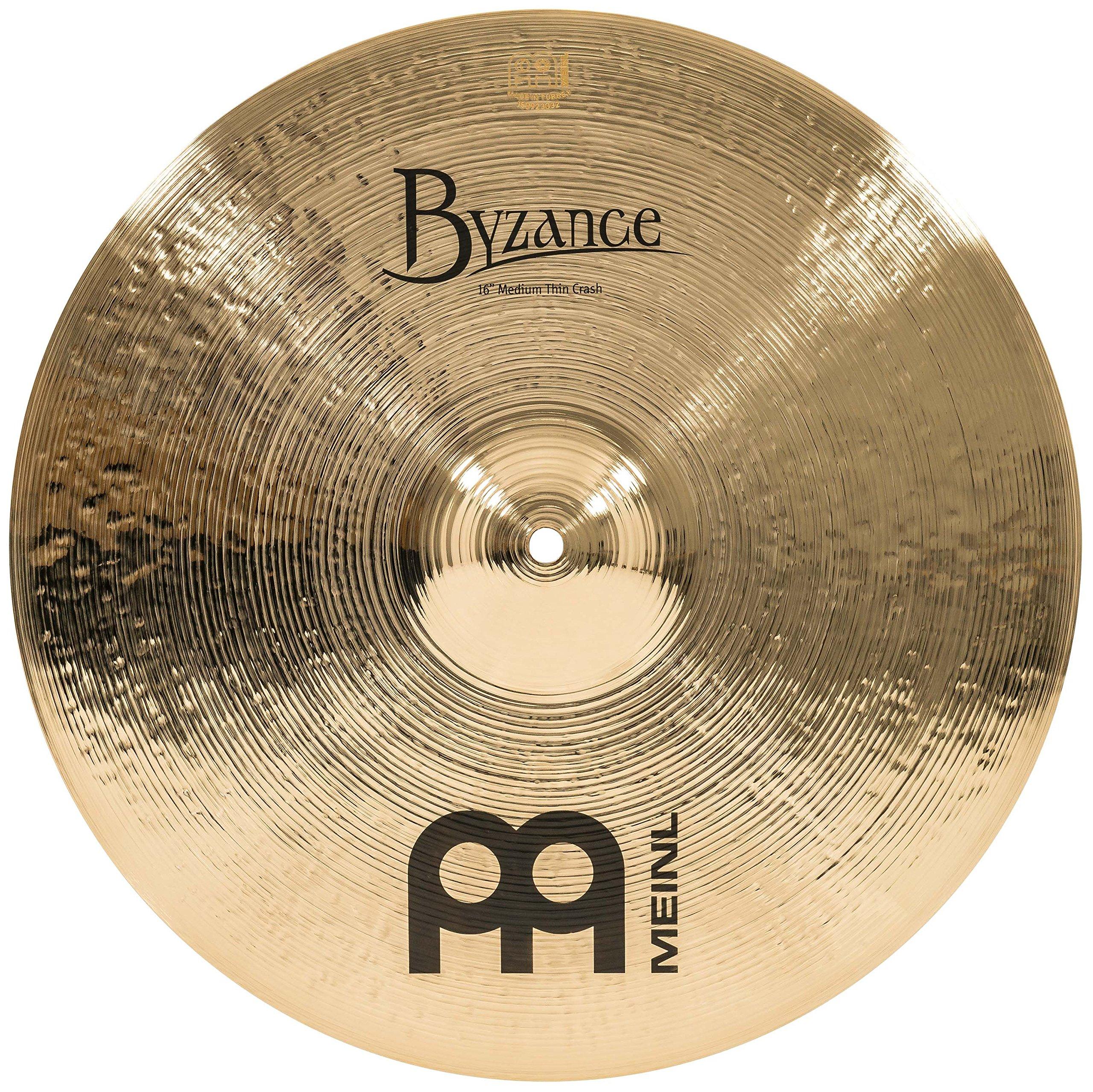 

MEINL Byzance Brilliant Series Crash Cymbal Medium Thin Crash 16 B16MTC-B []