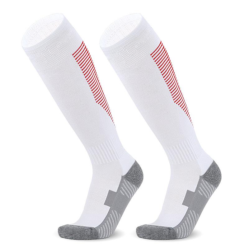 Practical Long Tube Football Socks Adult Older Children Children Towel Bottom Regular Towel Bottom Over Knee Breathable Sports Socks