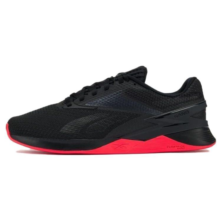 

Reebok Nano X3 Повсякденні Зручні Низькі Тренувальні Кросівки Унісекс Кросівки Чорно-Червоні 100069910 36.5