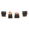 10Pcs 5.5X2.5Mm Dc Power Supply Socket Connector Dc-015 5.5*2.1Mm Dc Female Jack Square Panel Mounting Connectors