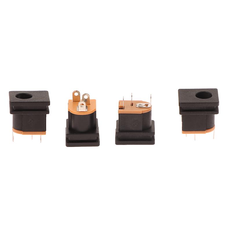 10Pcs 5.5X2.5Mm Dc Power Supply Socket Connector Dc-015 5.5*2.1Mm Dc Female Jack Square Panel Mounting Connectors