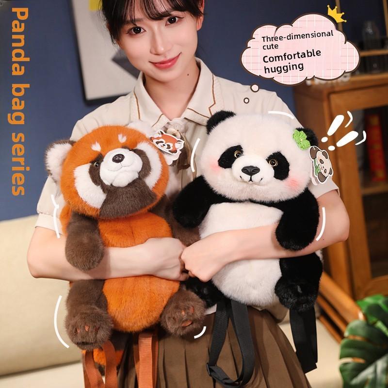 Cute He Hua Doll Stuffed Animal Character Backpack For Travel And Use Daily
