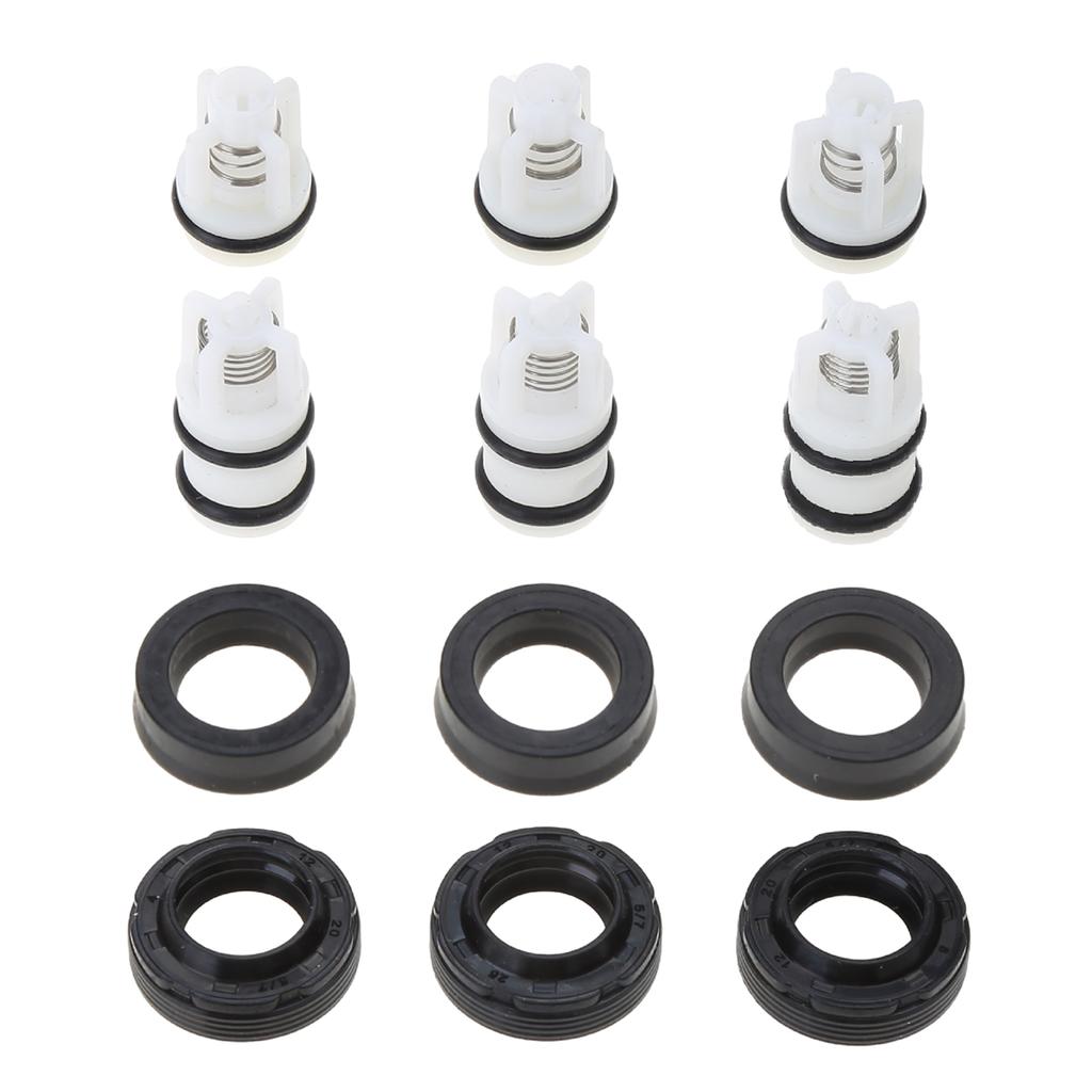 Household High Pressure Pump Washer Head Repair Kit Seal Oil Check Valves Cleaning Machine Water Pump Parts Accessories