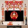 Traditional New Year Hanging Ornaments Red Chinese Lucky Ornament  Home Decoration