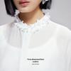 Veromoda Elegant Floral Collar Blouse
