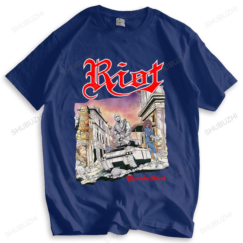 Riot Thundersteel Black T-Shirt Brand Cotton Drop Shipping Summer Teeshirt Plus Size High Quality Art Style Tshirt