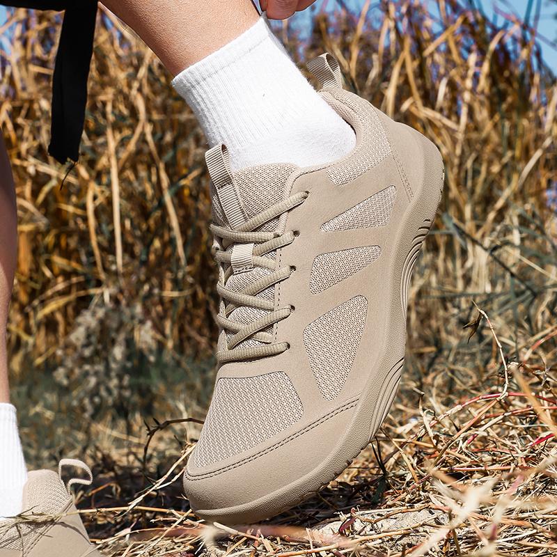 TUINANLE Barfußschuhe Herren Weite Zehenbox Nullabfall Zehen-Sneaker Minimalistisch Schwarz Freizeitschuhe für Damen