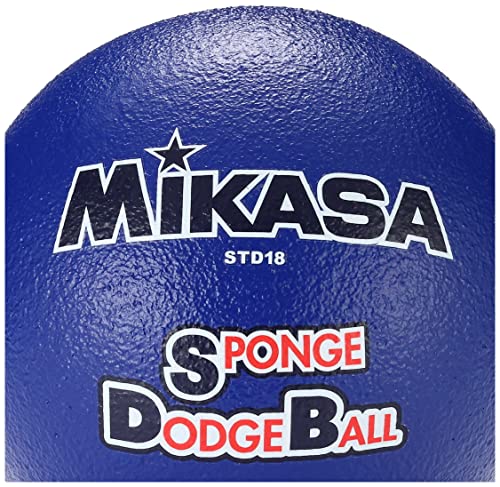 MIKASA Sponge Dodgeball, 57cm (for Preschoolers To Elementary School Students), 135g, Blue, STD-18 BL