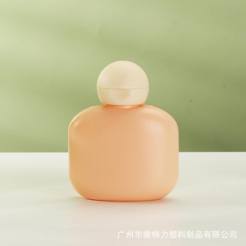 50ml Portable PE Refillable Lotion Bottle with Flip Cap in 4 Colors, Leak-Proof Container for Hand Cream Shampoo & More