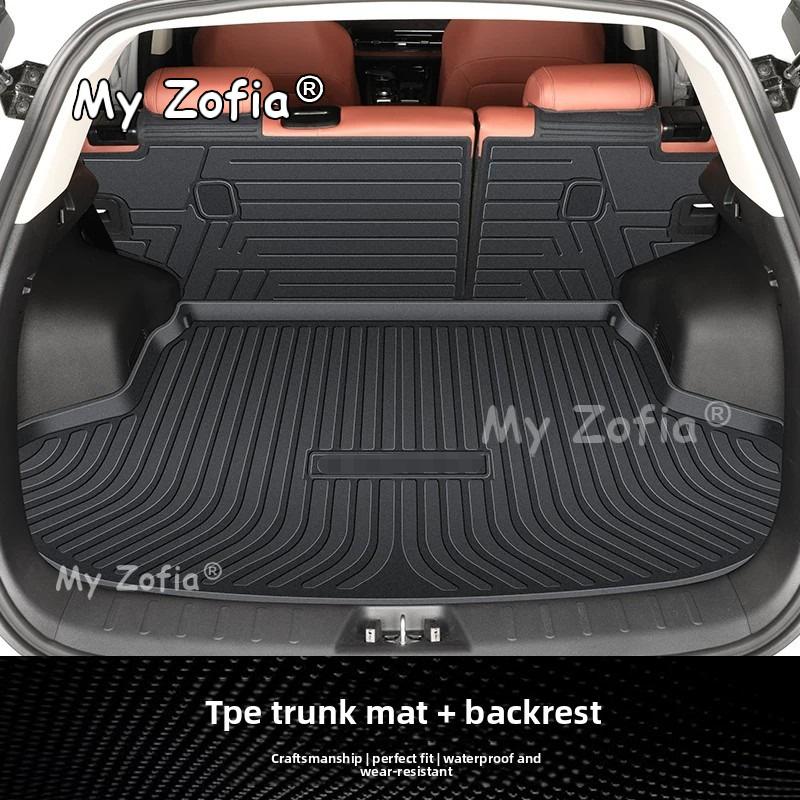 For CHANGAN UNI-S Changan CS55 Plus Gen 4 2026 Full Coverage TPE Car Trunk Mat Odorless Flexible Rear Cargo Liner Accessories