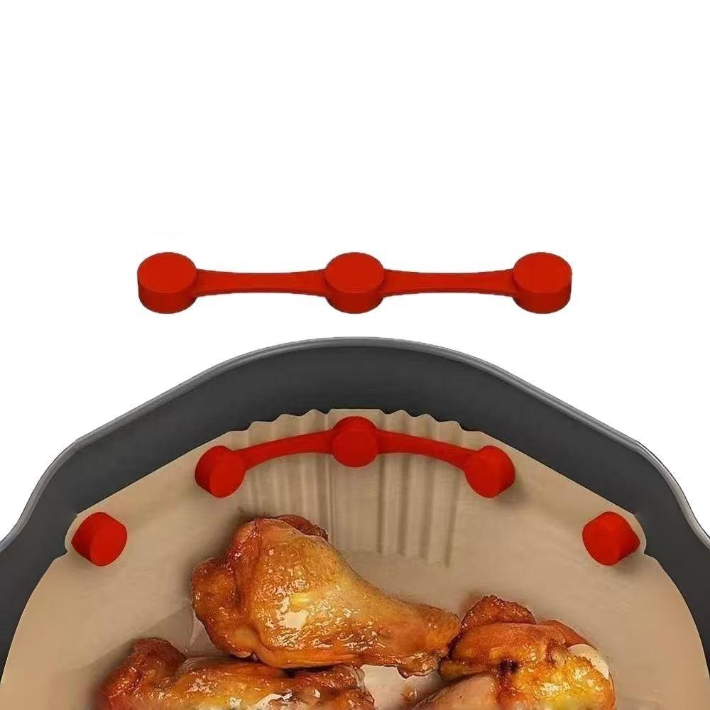 1/2Pcs Fixation Device Oven Liner Non-Scratch Design Magnetic Paper Holder  Air Fryer Accessories 1PC