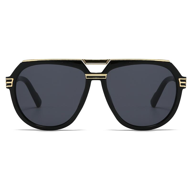 Cross-Border Export New Modern Coverage Large Frame Men's Sunglasses Ins Style Street Style Big-Name Sunglasses Lh