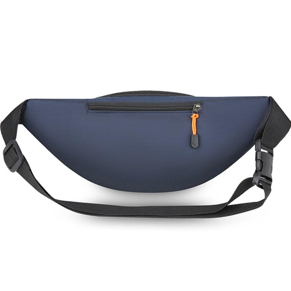 Large Capacity Men Chest Bag Waterproof Sports Walking Bag Zipper Mobile Waist Bag Riding
