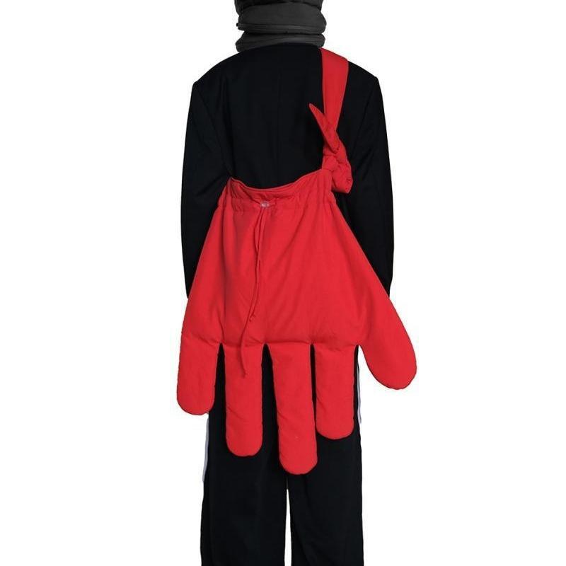 Vintage Red Nylon Utility Glove Crossbody Bag, Large Tote Shoulder Bag for Men Women, Multi-Purpose Casual Travel Bag