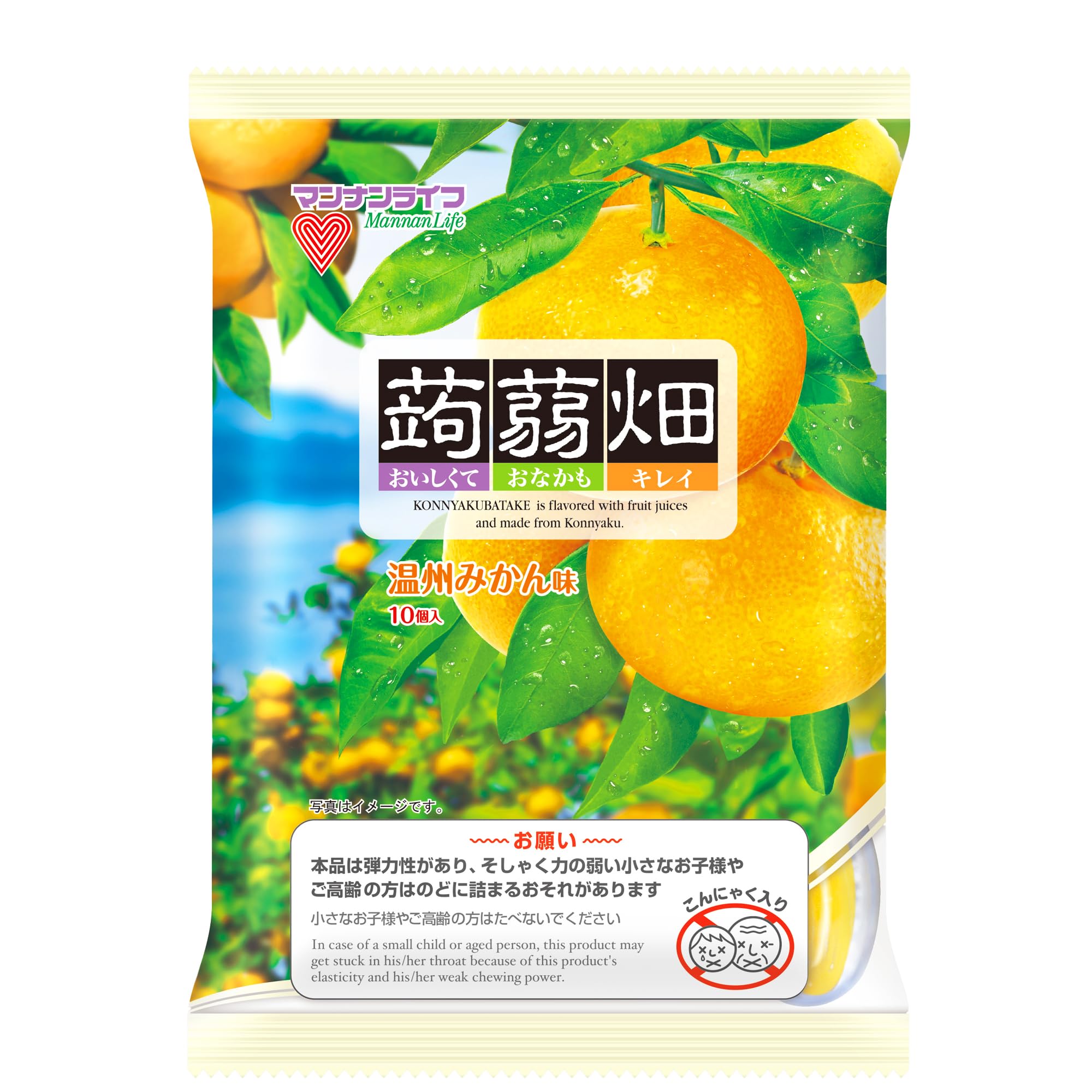 

Mannan Life Konnyaku Hatake Unshu со вкусом мандарина 25 г x 10 шт. x 12 пакетиков
