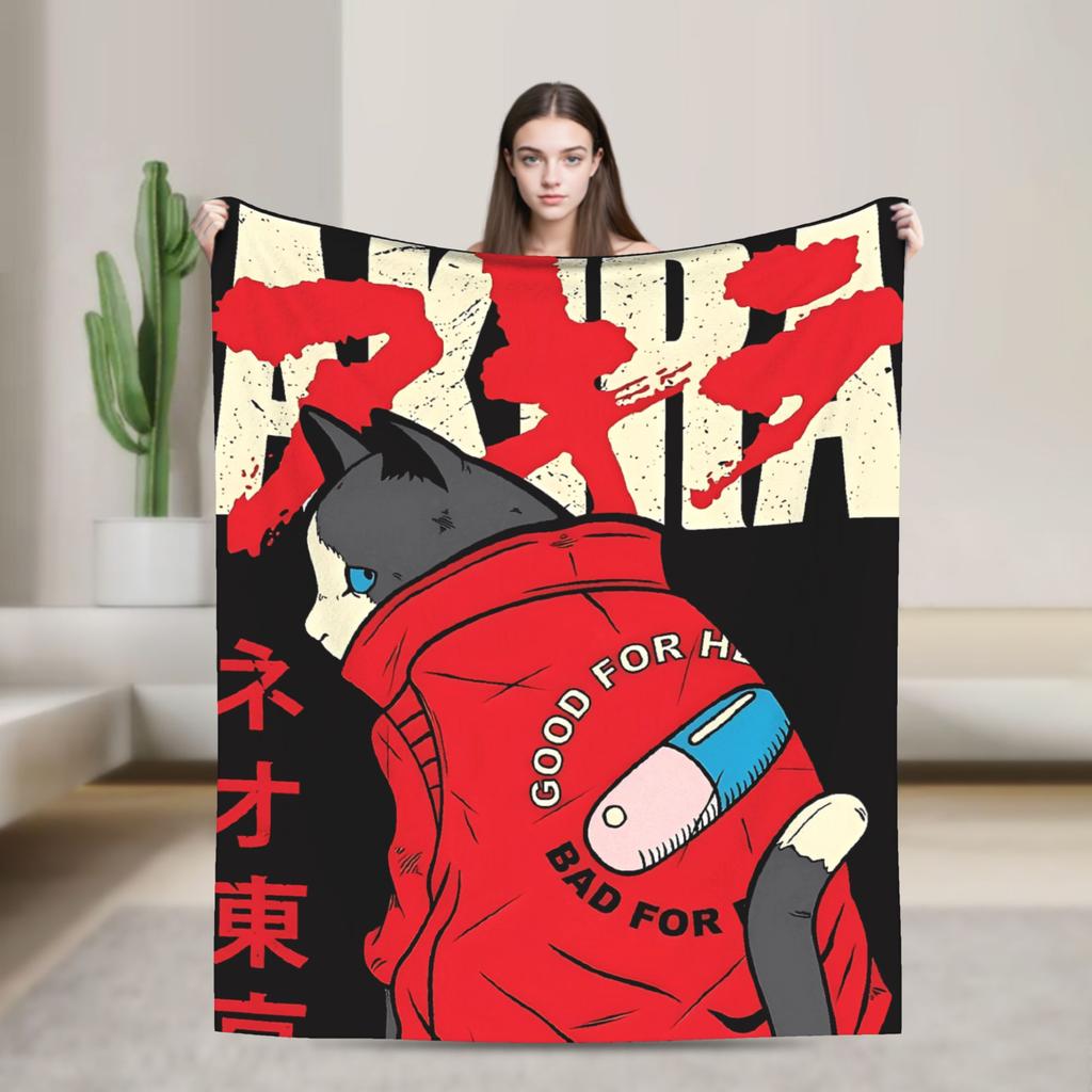 Japanese Anime film Akiras Blankets Quality Super Warm  Throw Blanket Winter Travel Couch Chair Sofa Bed Fashion Bedspread