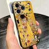 Kiss By Gustav Klimt Art Soft Phone Case for iPhone 16 16E 17 Air 15 Pro Max 14 Plus 13 Mini 11 12 7 Black Cover Back Shell