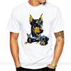 Doberman T-Shirt Customize Dog Pincher Clothes T Shirt Newest Outfit Top Quality Short Sleeve Camiseta