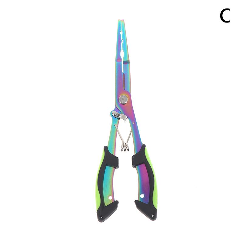 Multi-Functional Fish Pliers Ergonomics Anti-Slip Cut Fishing Line Fishing Tied Hooks Pliers Outdoor Tools Line Cutter