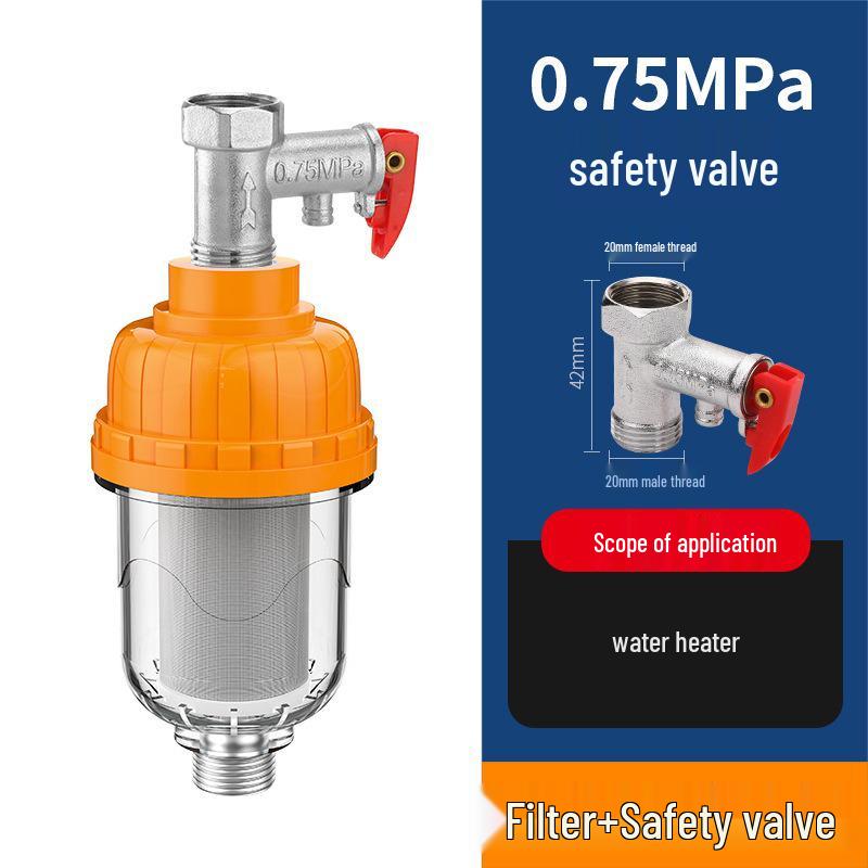 Electric Water Heater & Shower Pre-Filter Purifier for Scale Prevention