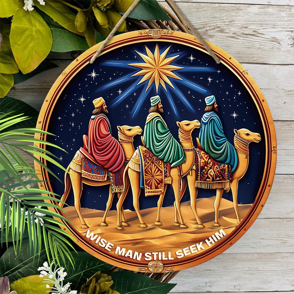 Decoration of Home Walls or Doors, 2d Flat Wooden, Christmas Decoration, Gifts for Friends and Family
