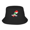 Lebanon Flag Heart Bucket Hat for Girl Summer Vocation  Bob Hats for Outdoor Caps