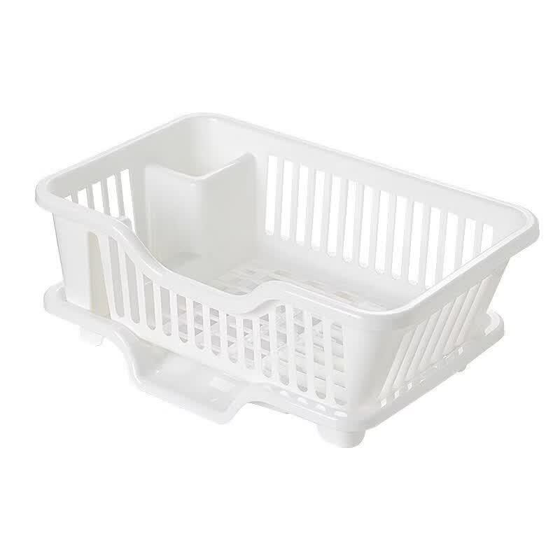 Qiwei Countertop Dish Drainer with Hooks