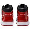 Air Jordan 1 Mid Patent Bred Toe Pánské tenisky Černá Varsity-Červená Bílá HV4091-006