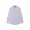 Teenie Weenie Men's American Casual Striped Oxford Long-Sleeve Shirt