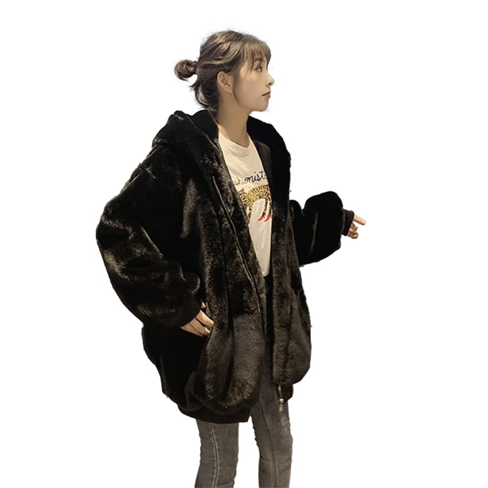 Signifie Boa Boa Drop Size S Women's Blouson, Outerwear, Jacket, Shoulder, Slimming, Hooded, Autumn/Winter, Black,