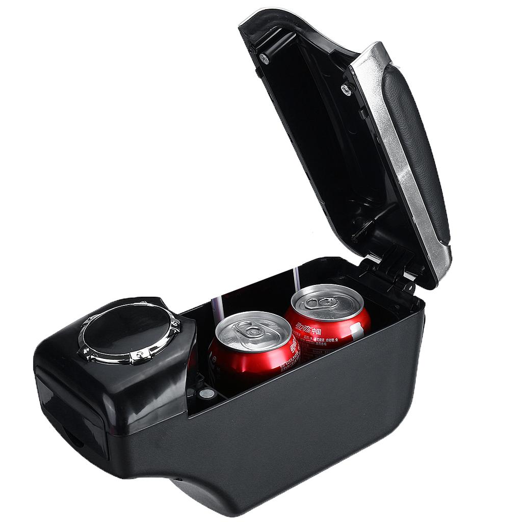 SANON Contenitore Scatola Bracciolo Console Centrale Auto Universale Regolabile con Interfaccia Usb SANON Contenitore Scatola Bracciolo Console Centrale Auto Universale Regolabile con Interfaccia Usb