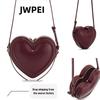 JWPEI Love Dámská kožená crossbody a ramenní kabelka vysoké kvality
