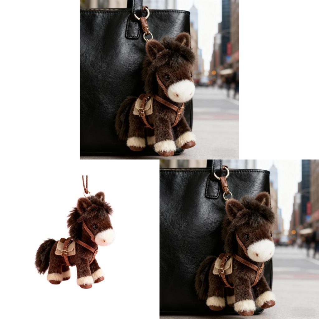 Horse Year Plush Animal Toy With Pp Cotton For Lunar New Year Gift For Family And Friends