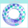 Shiny Grid Swim Ring Creative Thickened Adult Armpit Ring Water Park Swim Ring Wholesale