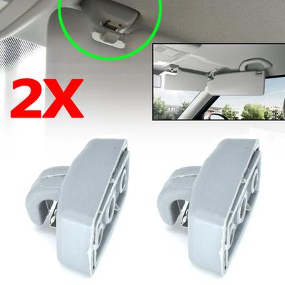 2 Stück für VW Amarok Beetle Bora Transporter T4 T5 T6 Passat B5 Polo Saveiro Sharan Golf 4 Touran EOS Caddy Campmob Sonnenblende Clips