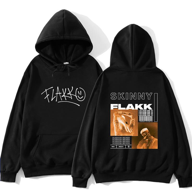 2025 Autumn/Winter Rels B Skinny Flakk Merch Hoodie Men's and Women's Long Sleeve Hoodie Hip Hop Gothic Warm Sweatshirt Harajuku